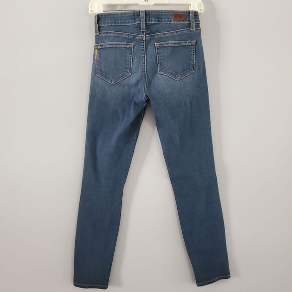 PAIGE Verdugo Skinny Ankle Blue Jeans Size 25 - Picture 5 of 7